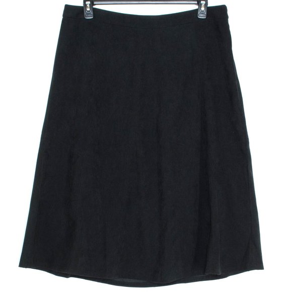 NWT Christopher & Banks Womens Skirt Black 16 GQ